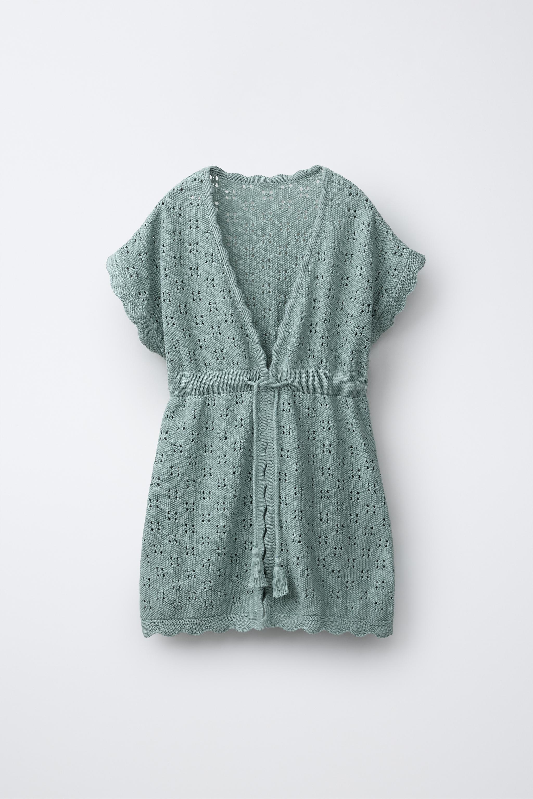 CROCHET KNIT CAFTAN